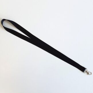 Lanyard Halsband 20 mm schwarz