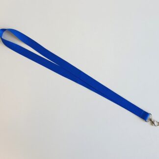 Lanyard Halsband 20 mm blau