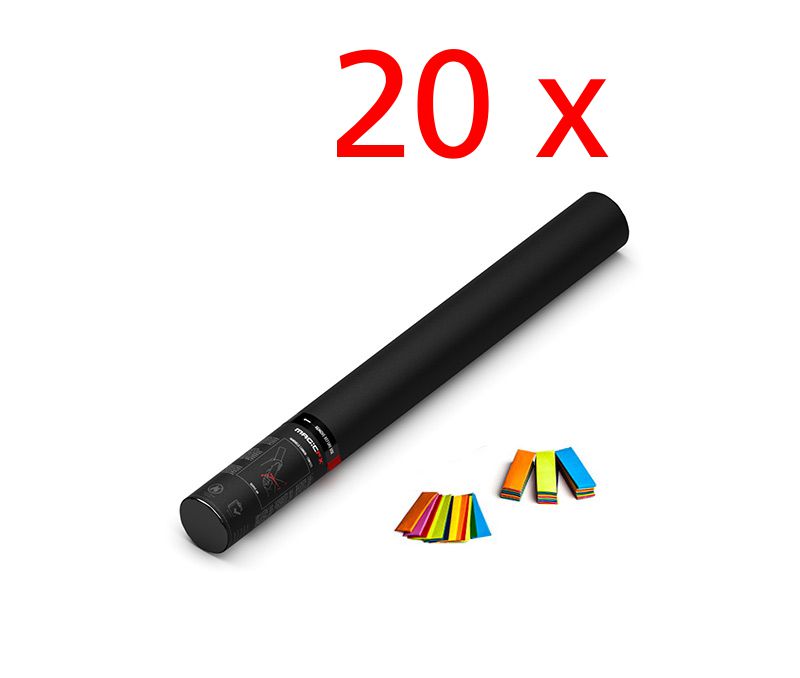 ACTION – 20 pcs<br>Canons à confetti<br>50 cm – multicouleur – Image 2