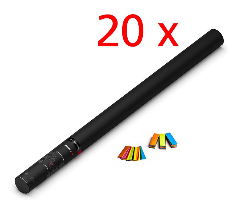 ACTION – 20 pcs<br>Canons à confetti<br>80 cm – multicouleur – Image 2