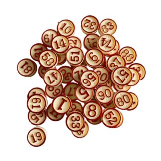 Lotto Nummern mit roten Zahlen