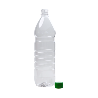 tombotto PET-Flasche glasklar, 1 Liter