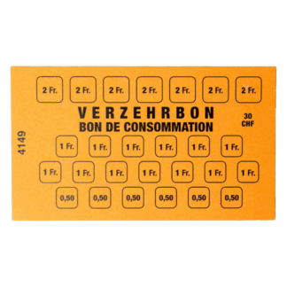 Wertbon-Block CHF 30.00