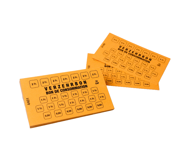 Bon de consommation bloc 30.00 francs – Image 2