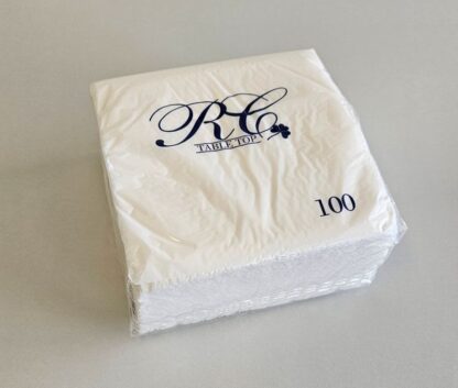 Serviettes 1 couche <br>blanc, 1/4 pli – Image 2
