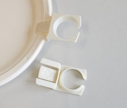 Clip à assiette blanc<br>10 pièces – Image 2