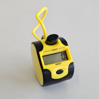 Compteur manuel jaune