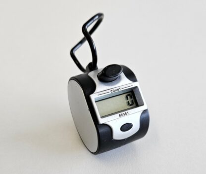 Handzähler silber
