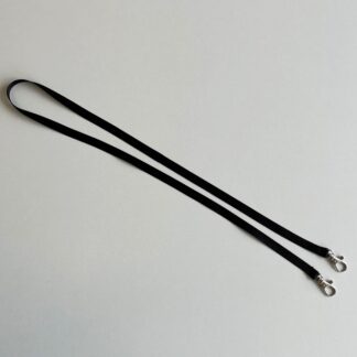 Lanyard noir - avec 2 mousqueton