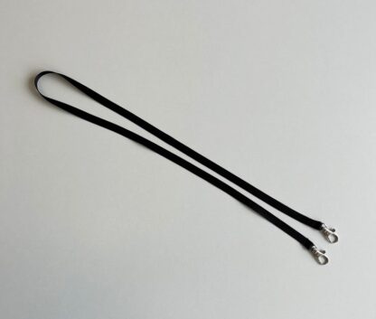 Lanyard noir - avec 2 mousqueton