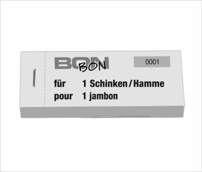 Bon à consommation jambon