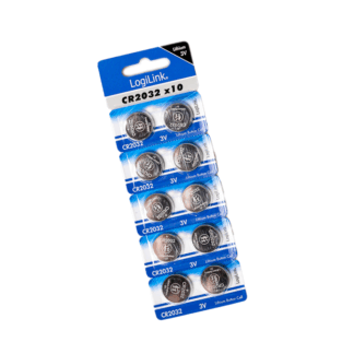 Batterie CR2032 Lithium Knopfzelle 10er-Pack