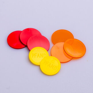 Jetons en plastique