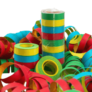 Luftschlangen XL farbig