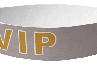 Bracelets Tyvek 100 pièces <br>VIP argent