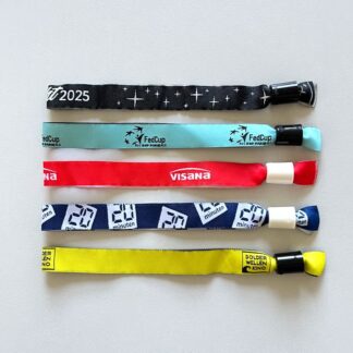 Textil Eintrittsbänder gewoben zum selber gestalten