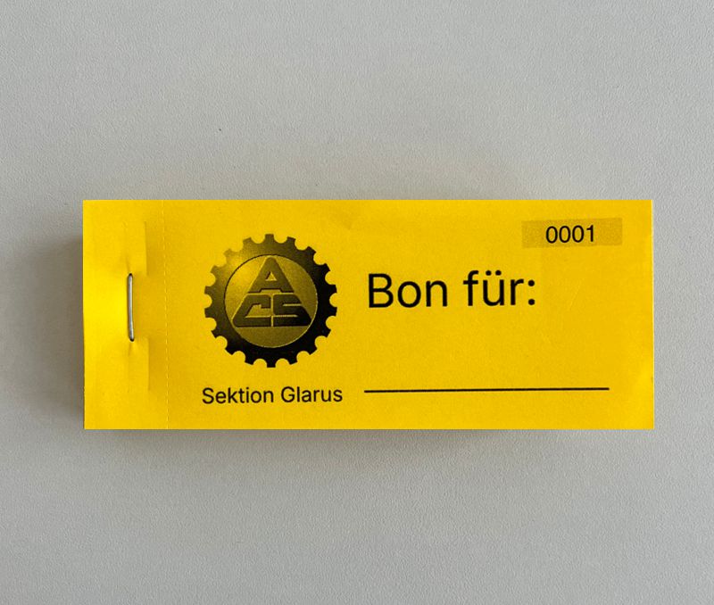 Bonblock zum selber gestalten: Druck schwarz – Bild 5